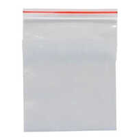 Plain Zip Lock Pouch - Color: Transparent