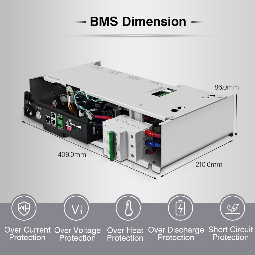 30S to 75S 50A-100A Battery Management System With RS485-CAN Communication Port