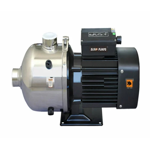 Ss Horizontal Multistage Centrifugal Pump - Color: Black And Silver
