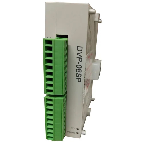 Delta Dvp 08Sp Extension Module Plc - Color: White & Green