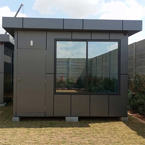 12 X 4 X 10 Feet Portable Office Cabin - Material: Mild Steel