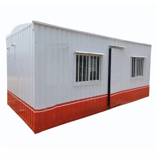 12 X 4 X 10 Feet Aluminum Portable Office Cabin - Material: Mild Steel