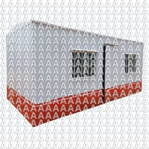 12 X 4 X 10 Feet Aluminum Portable Office Cabin - Material: Mild Steel