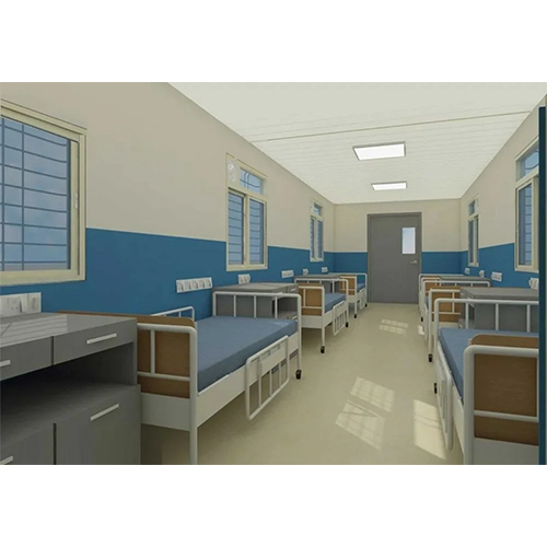 Mild Steel Portable Hospital Cabin - Color: Any Color