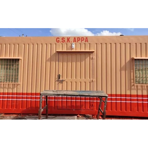 8X20 Feet Mild Steel Portable Storage Cabin - Color: Any Color