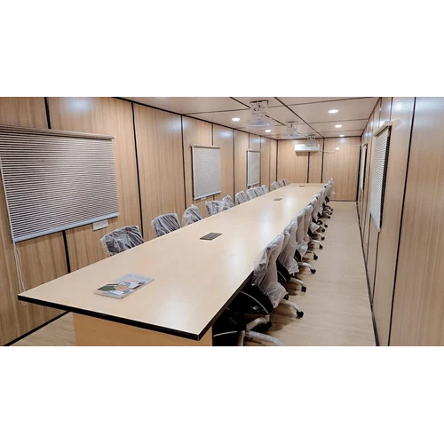 Prefabricated Ms Steel Office Cabin - Color: Any Color