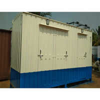 8 X 6 X 8.5 Feet Prefabricated Toilet Cabin - Steel Material, 8 X 6 X 8.5 Feet Dimensions, Multi-color Options, Swing Open Doors, Three Doors For Easy Access
