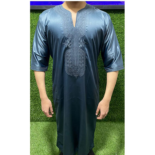 Embroidery Jubba - Fabric Type: Silk
