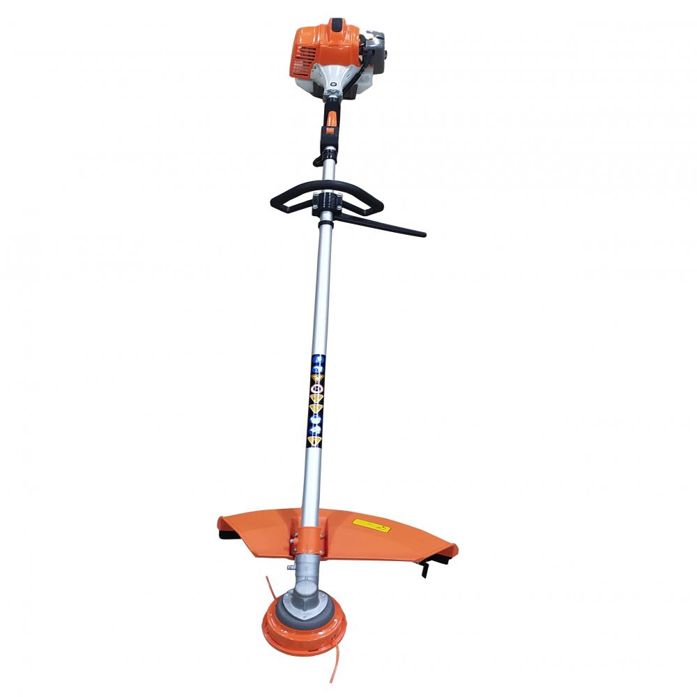 2 Stroke Brush Cutter - 56 Cc Power, Side Pack & Backpack Design | Low Noise, Easy Start, Multi-purpose With Extra Tiller Attachment