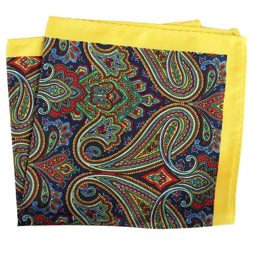 Printed Pocket Square - Color: Multi Colour