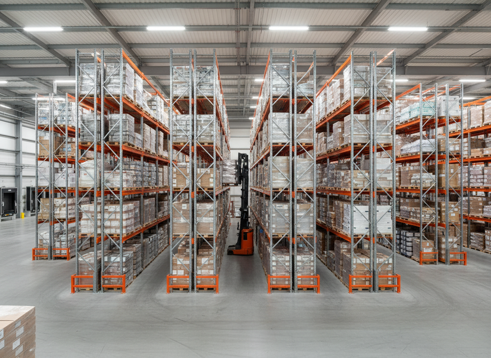Drive In Racking Systems - Color: Silver