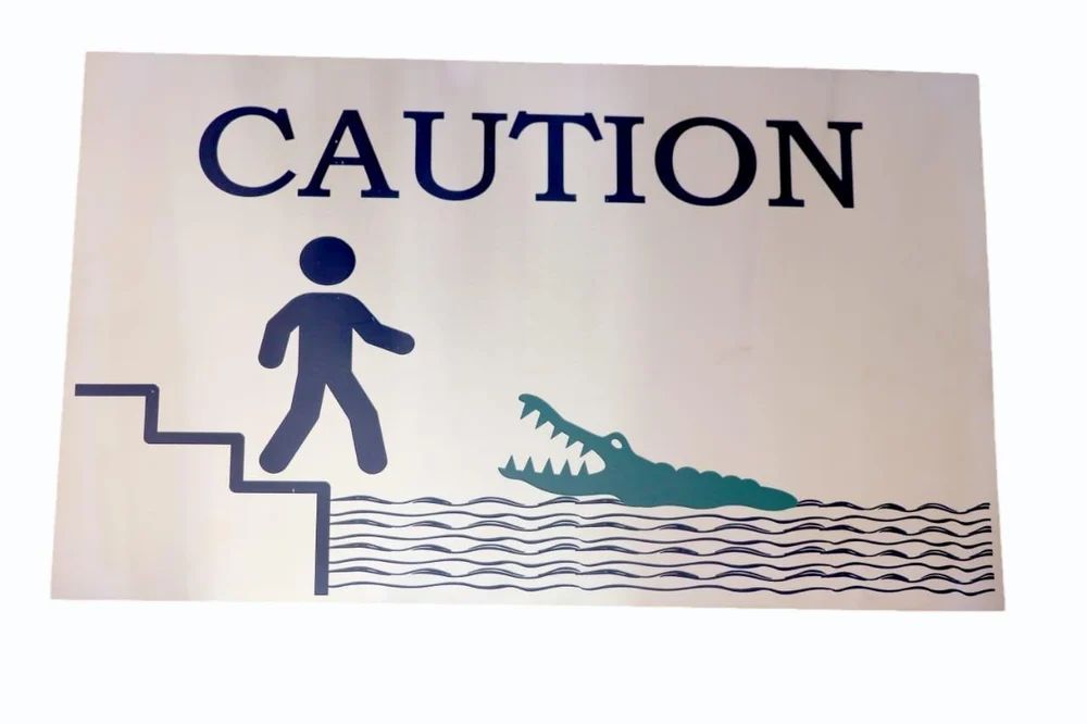 Danger And Caution Nameplates - Material: Metal