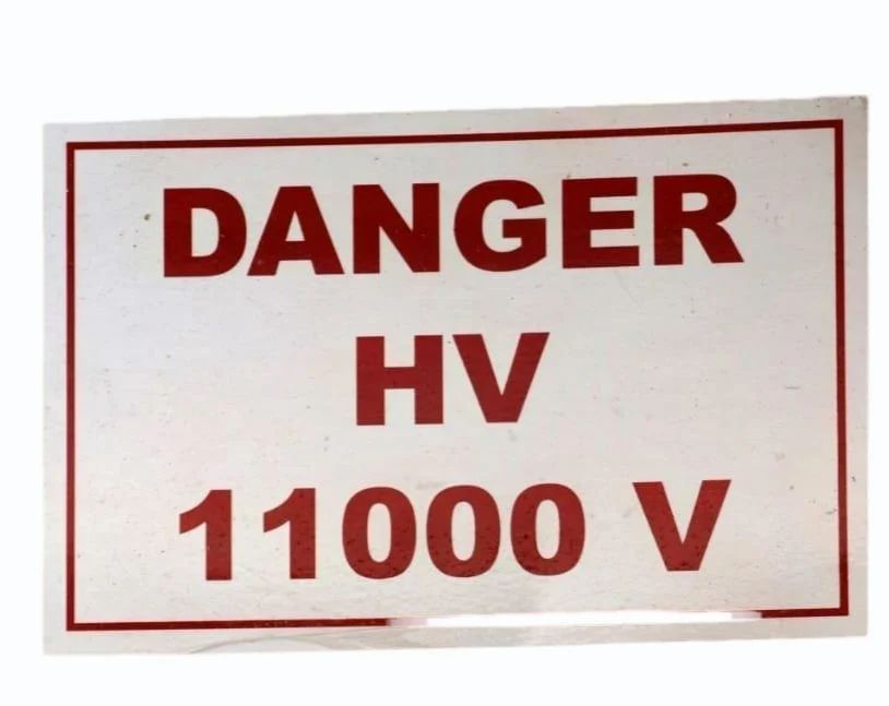 Danger And Caution Nameplates - Material: Metal