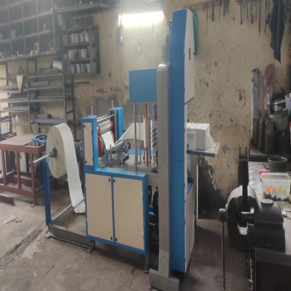 Automatic Tissue Paper Making Machine Without Color Single Embossing - Capacity: 32000 Pcs/hr