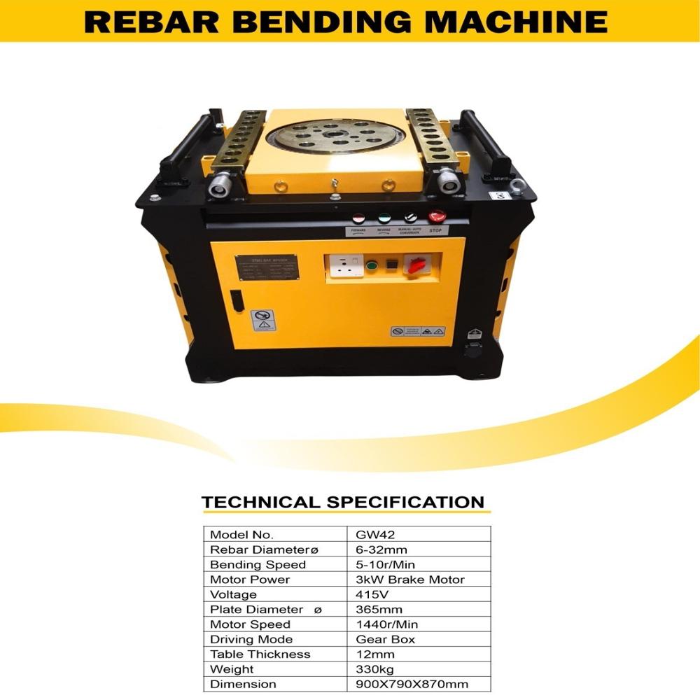 Rebar Bending Machine - Bending Strength: Hydraulic