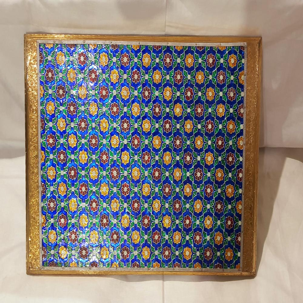BLUE MEENAKARI PATA