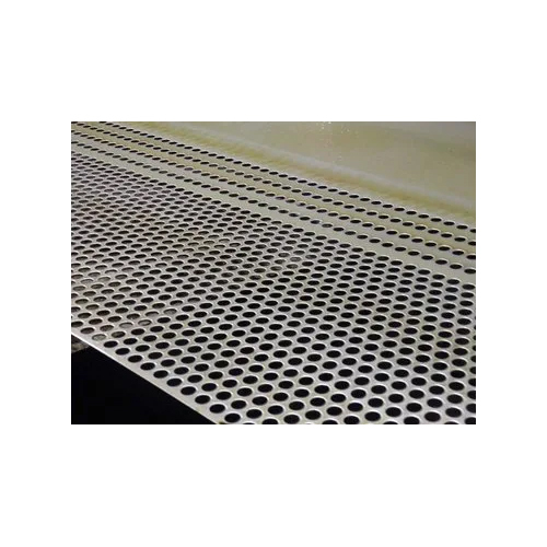 Silver Stainless Steel Perforated Sheets