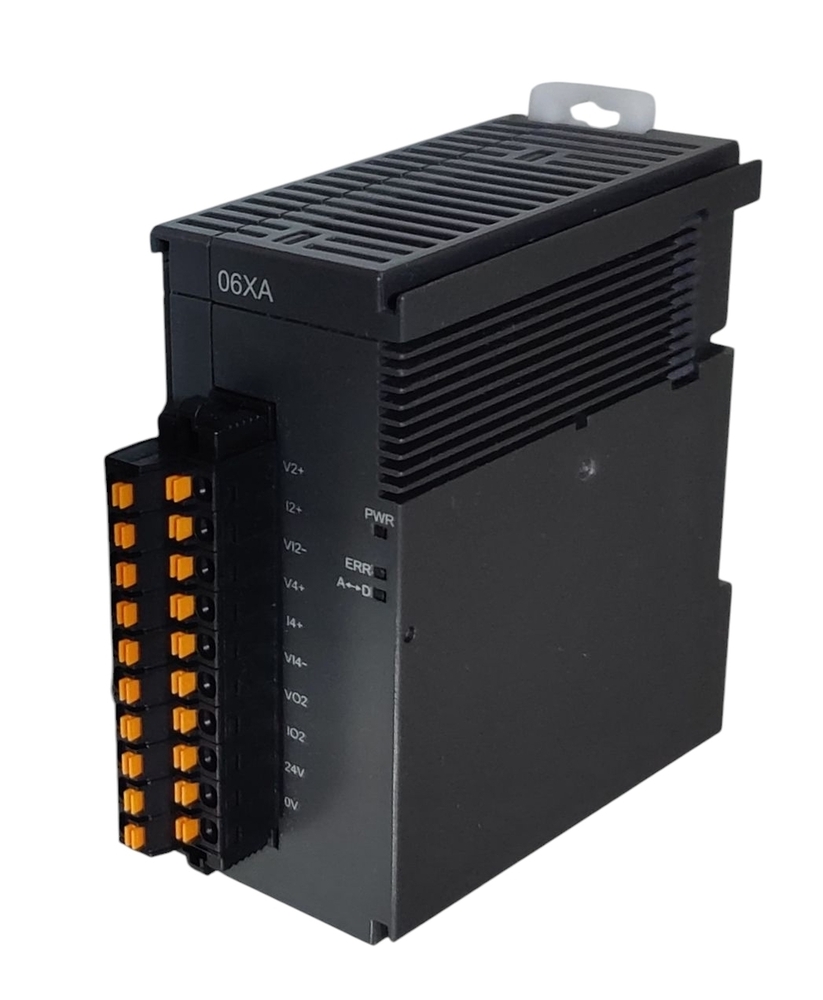 Delta Plc Extention Module Dvp06-xa-s - Analog External Module With 4 Ai, 2 Ao, -10 To 10 V Dc, 0/4-20 Ma Dc, 12 Bit Resolution | Ideal For Diverse Automation Applications