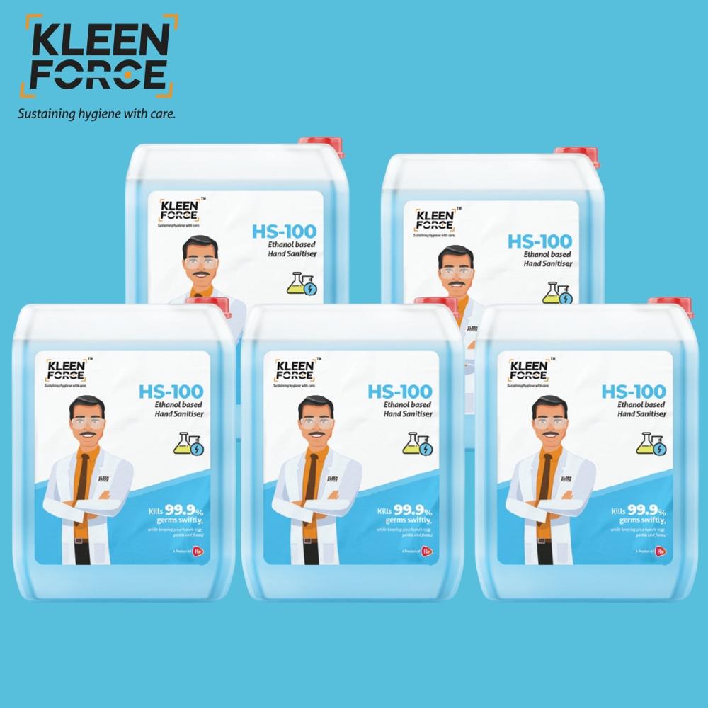 Kleen Force Hs-100 Ethanol Based Hand Sanitiser - Application: Medicine