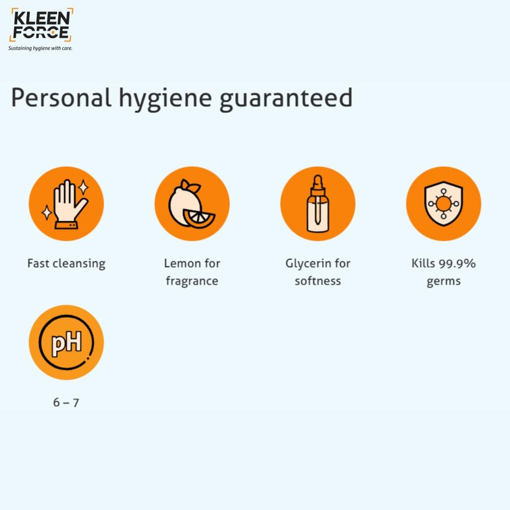 Kleen Force HW-100 Handwash with Citrus Lemon & Glycerin