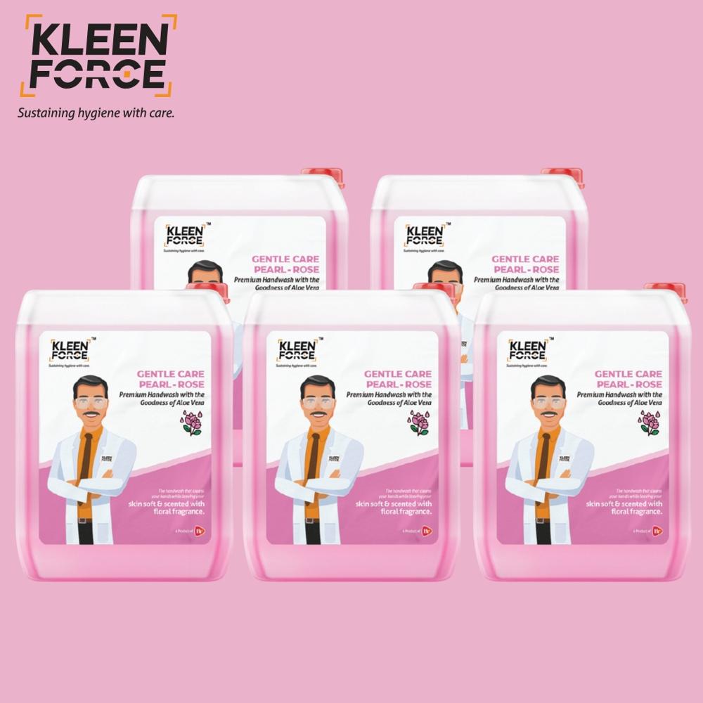 Kleen Force Gentle Care Pearl Rose Premium Hand Wash with Goodness of Aloe Vera