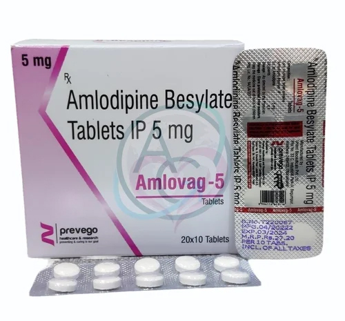 5 mg Amlodipine Besylate Tablets IP