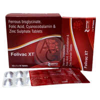 Ferrous Bisglycinate Folic Acid Cyanocobalamin And Zinc Sulphate Tablets