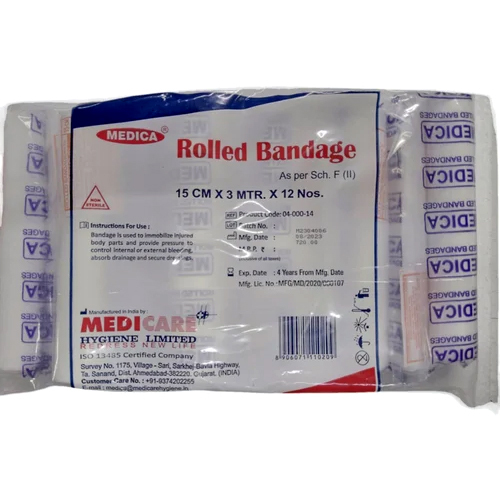 Roll Bandage 15CM X 3MTR X 12NOS