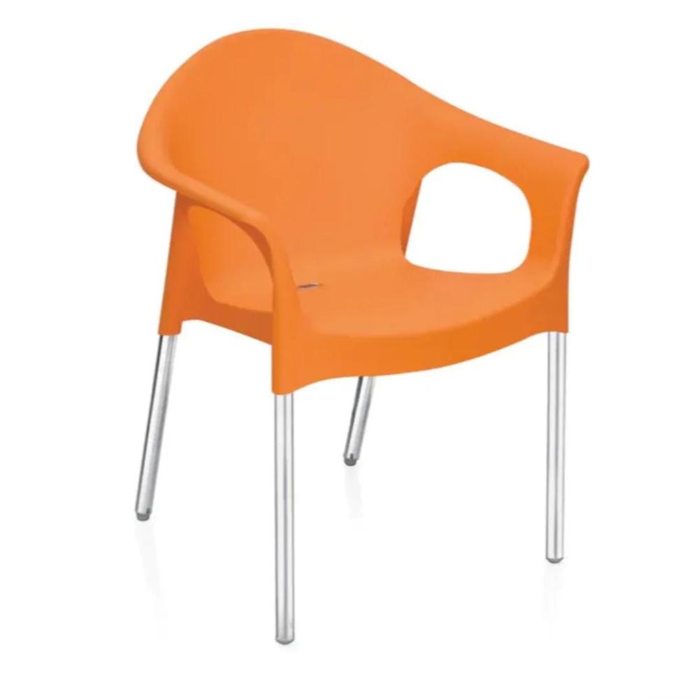 Nilkamal Novella 10 Chair - Color: Orange