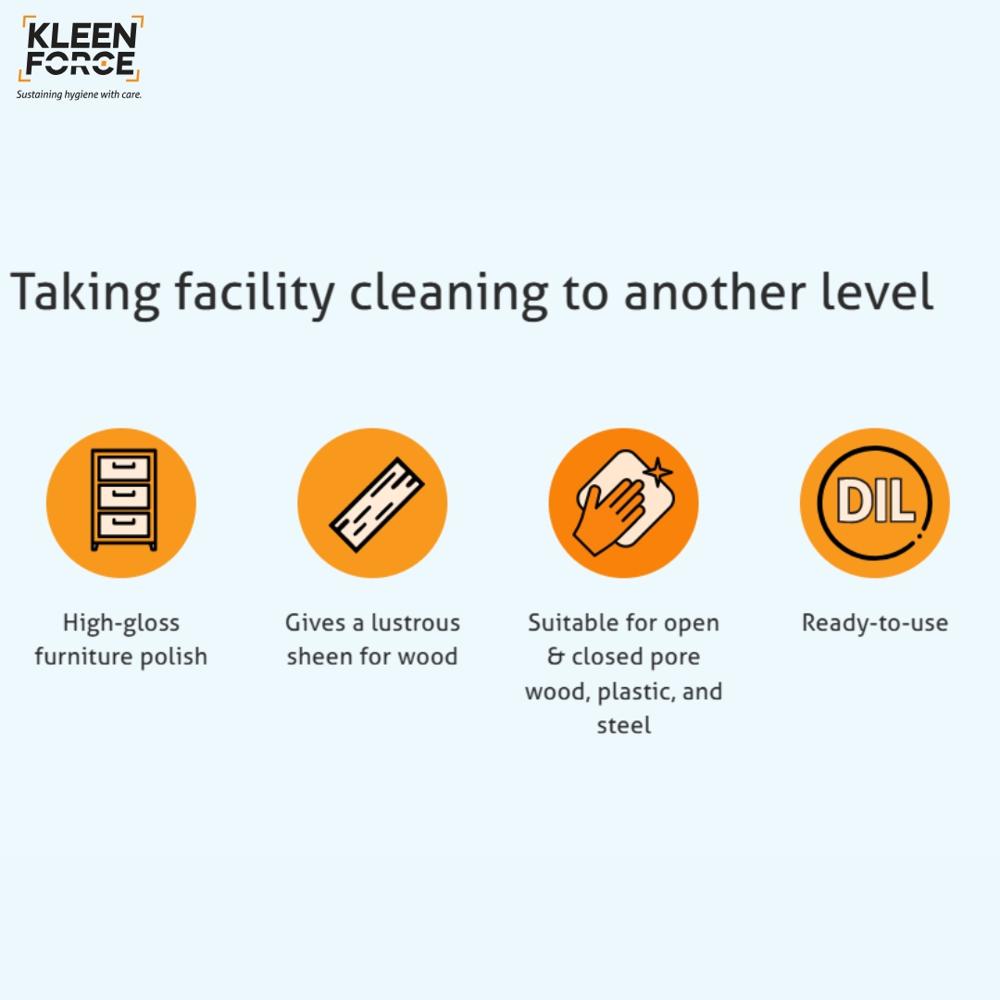 Kleen Force Kleen Keep FP 204 High-Gloss Furniture Polish