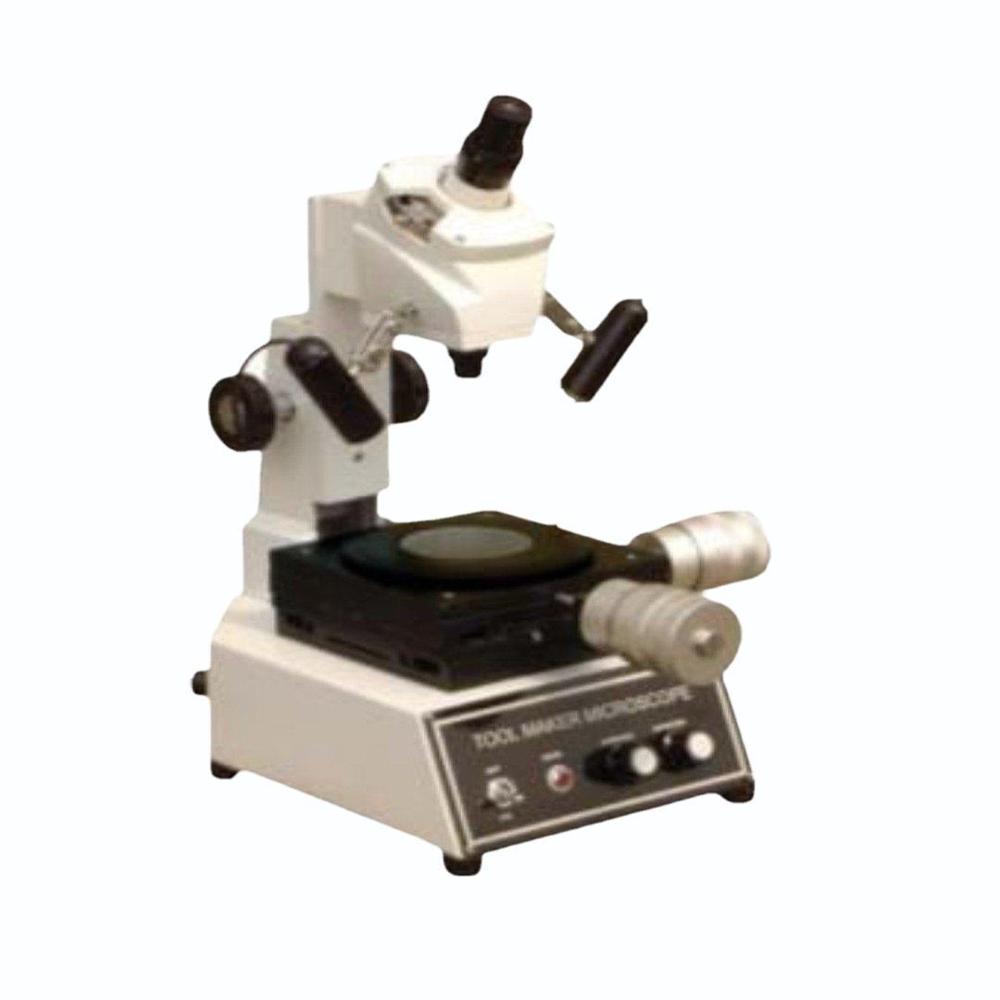 TOOL MAKER MICROSCOPE - Aluminium Cast Body, 150mm Working Size | 30x Magnification, 2x Objective Lens, LED Illumination, Coarse Adjustment, X-Y Travel Stage