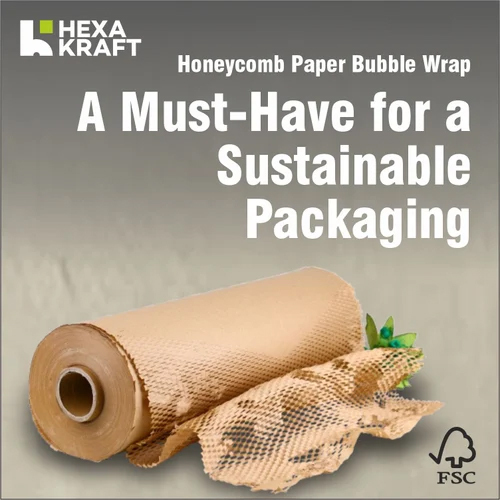 Logistics HexaKraft Honeycomb Paper For Protective Packaging