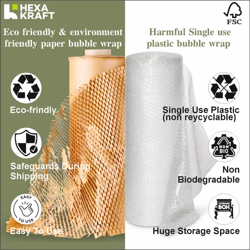Furniture Hexakraft Honeycomb Paper For Scratch-free Transit - Color: Brown
