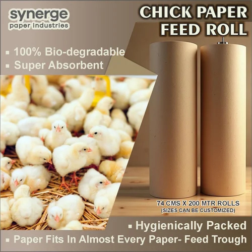Biodegradable Poultry Floor Paper - Color: Brown