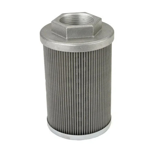 Industrial Hydraulic Suction Filter - Color: Silver