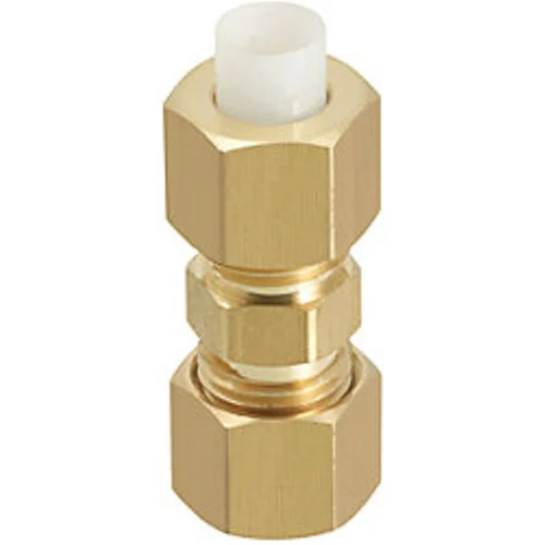 Industrial Straight Bulk Head - Color: Golden