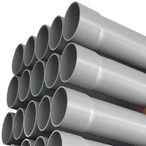 Agricultural Pvc Round Pipes - Color: Grey