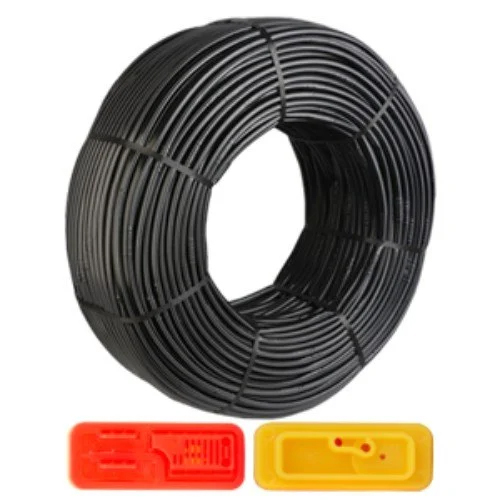 Jain Inline Drip Irrigation Pipe - Color: Black