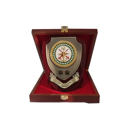 Custom Military Medal With Wooden Box - Color: Various Colors