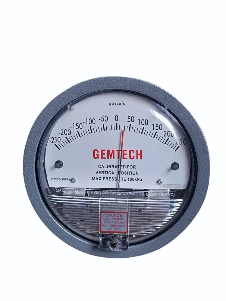 Best Brand - GEMTECH Differential Pressure Gauge Online Shopping India