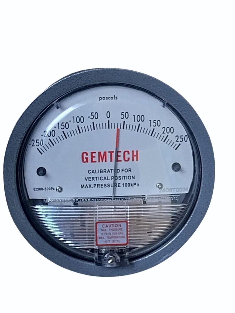 Best Brand - GEMTECH Differential Pressure Gauge Online Shopping India