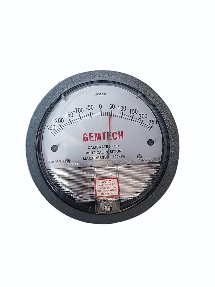 Best Brand - GEMTECH Differential Pressure Gauge Online Shopping India