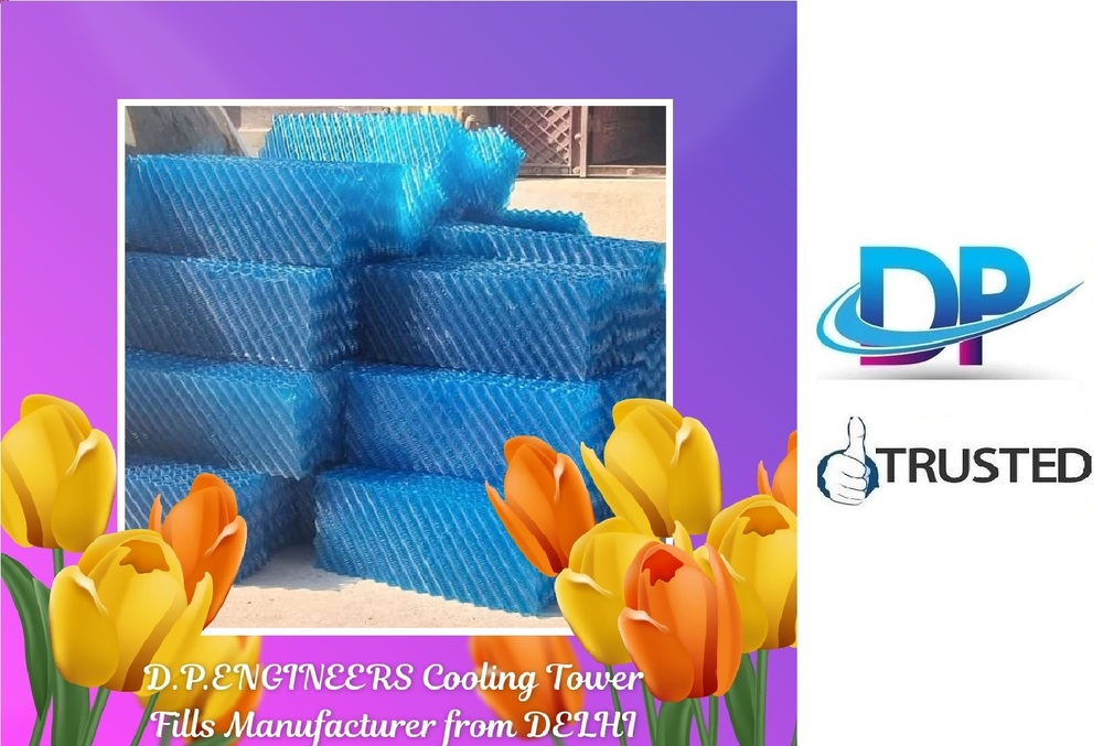 Cooling Tower Pvc Fill - Color: Blue