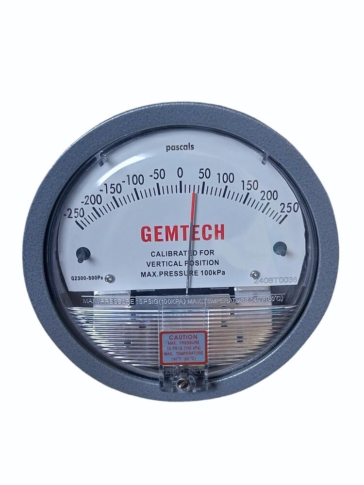Wholesaler India GEMTECH DIFFERENTIAL PRESSURE GAUGE In Gwalior Madhya Pradesh