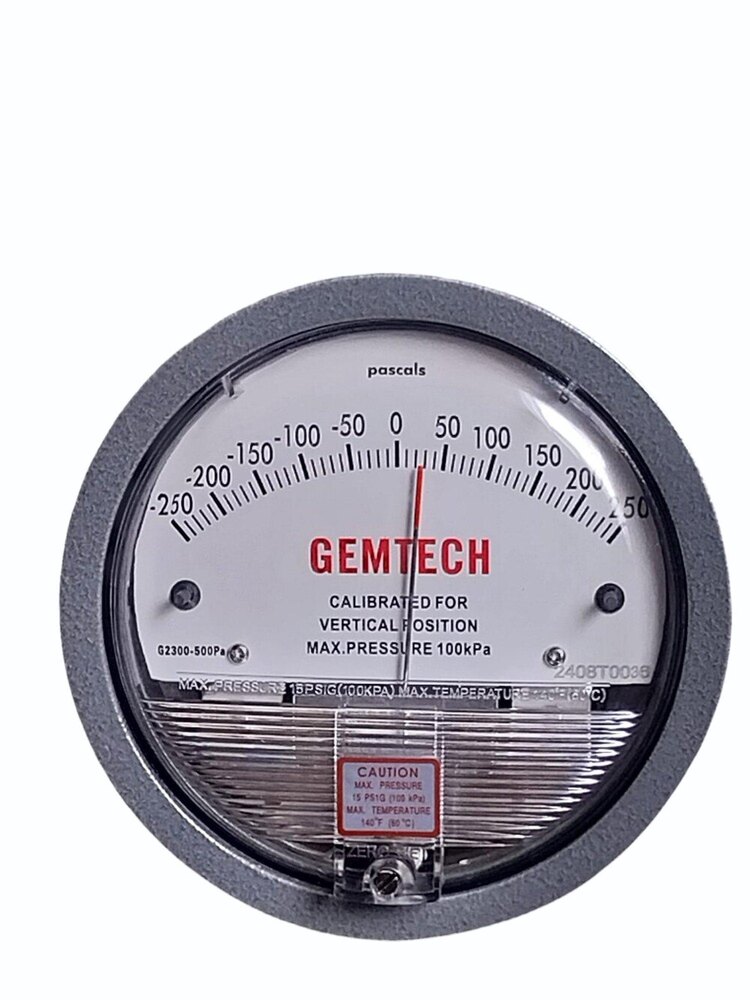 Wholesaler India GEMTECH DIFFERENTIAL PRESSURE GAUGE In Gwalior Madhya Pradesh