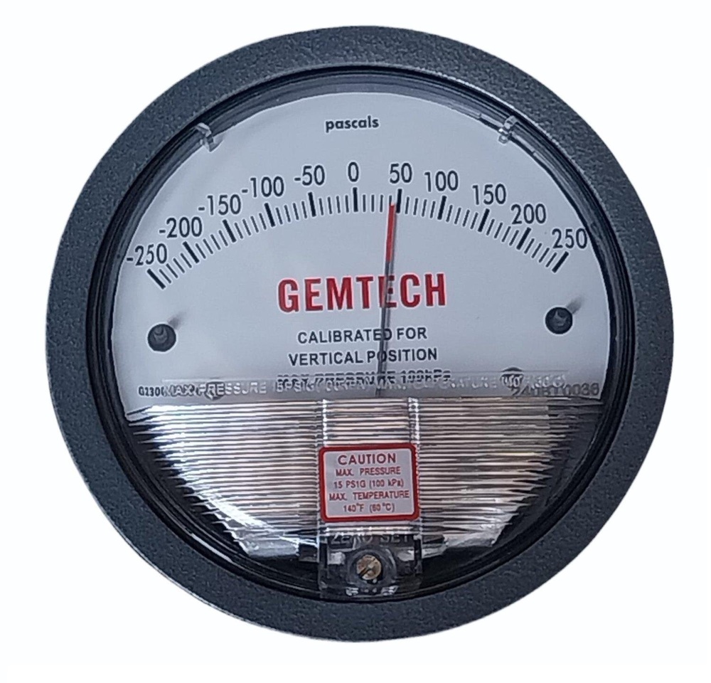 Gemtech Differential Pressure Gauge From Kardhan Po Industrial Area Ambala Haryana