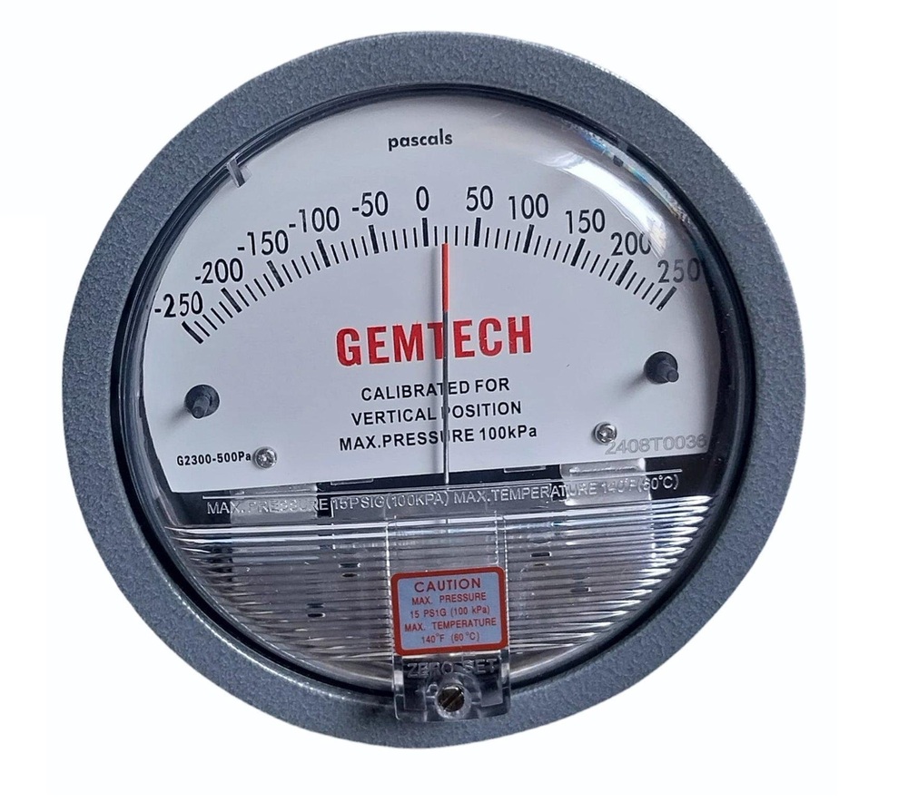 GEMTECH Differential Pressure Gauge From Kardhan PO Industrial Area Ambala Haryana