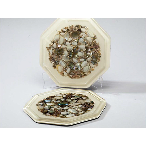 Round Shape Seashell Hot Plate - Color: Various Available