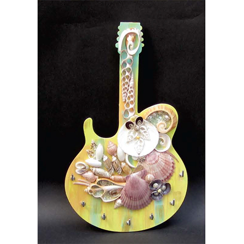 Key Shape Seashell Key Holder - Color: Various Available
