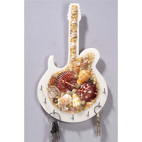 Guitar Seashell Key Holder